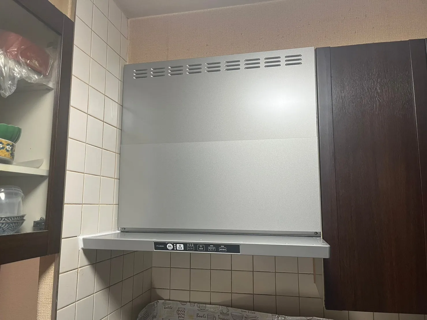 レンジフード、システムコンロの交換